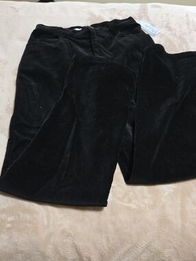Nine & Co. Black Velvet Pants